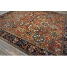 19th Century Antique N.W. Persian Heriz Carpet