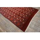 Mid 19th Century Central Asian Tekke Turkmen Carpet