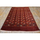 Mid 19th Century Central Asian Tekke Turkmen Carpet