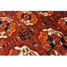 Mid 19th Century Central Asian Tekke Turkmen Carpet