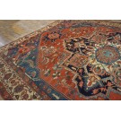 19th Century N.W. Persian Serapi Carpet 