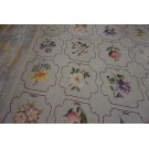 Early 20th Century English Needlepoint Carpet with US State Flowers