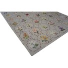 Early 20th Century English Needlepoint Carpet with US State Flowers