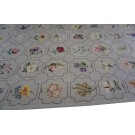 Early 20th Century English Needlepoint Carpet with US State Flowers