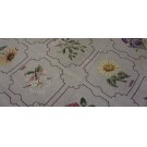 Early 20th Century English Needlepoint Carpet with US State Flowers