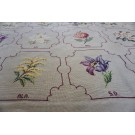 Early 20th Century English Needlepoint Carpet with US State Flowers