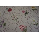 Early 20th Century English Needlepoint Carpet with US State Flowers