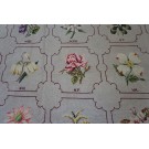 Early 20th Century English Needlepoint Carpet with US State Flowers