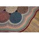 Early 20th Century American Braided Rug