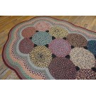 Early 20th Century American Braided Rug