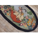 1930s Pictorial American Hooked Rug