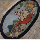 1930s Pictorial American Hooked Rug