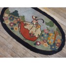 1930s Pictorial American Hooked Rug