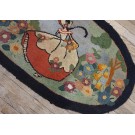 1930s Pictorial American Hooked Rug