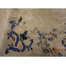 Early 20th Century Chinese Peking Dragon Gallery Carpet