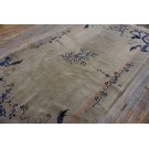 Early 20th Century Chinese Peking Dragon Gallery Carpet