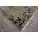 Early 20th Century Chinese Peking Dragon Gallery Carpet