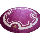 Early 20th Century Round French Art Deco Carpet 