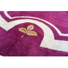 Early 20th Century Round French Art Deco Carpet 