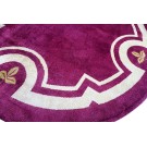 Early 20th Century Round French Art Deco Carpet 