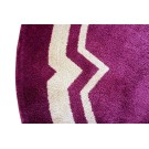 Early 20th Century Round French Art Deco Carpet 
