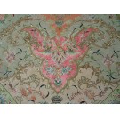 Late 20th Century Persian Tabriz Wool & Silk Carpet