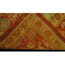 19th Century Turkish Oushak Carpet