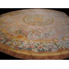 Early 20th Century French Round Savonnerie Carpet 