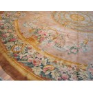 Early 20th Century French Round Savonnerie Carpet 
