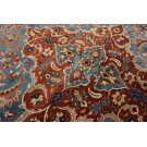 Mid 20th Century Persian Isfahan Carpet on Silk Foundation
