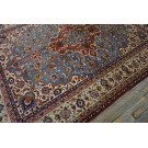 Mid 20th Century Persian Isfahan Carpet on Silk Foundation