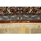 Mid 20th Century Persian Silk & Wool Isfahan Carpet