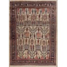 19th Century W. Persian Bijar Carpet with Bid Majnoon Design