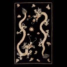 Vintage 1980s Chinese Dragon Rug