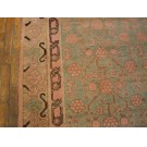 Early 20th Century Central Asian Chinese Khotan Carpet