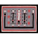 Mid 20th Century American Navajo Yei Rug