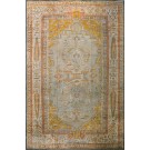 19th Century Turkish Angora Oushak Carpet 