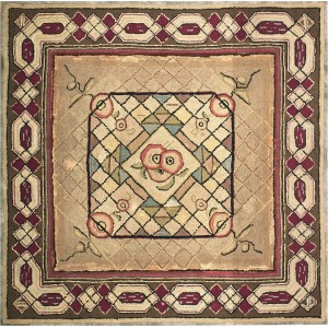 American Hooked Rug #18433