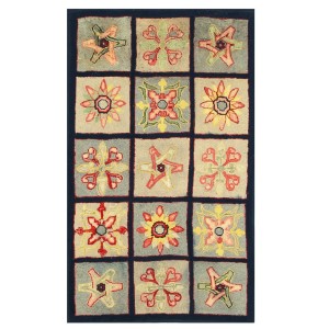 American Hooked Rug #6934