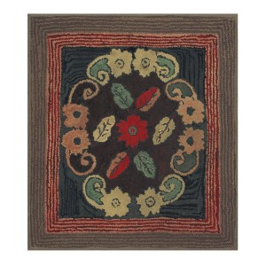 American Hooked Rug #6991