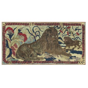 American Hooked Rug #6992