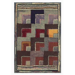 American Hooked Rug #7052