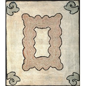 American Hooked Rug #17841