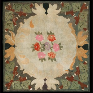 American Hooked Rug #17158