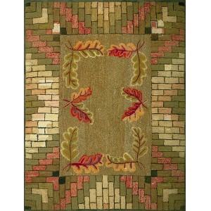American Hooked Rug #20-13102
