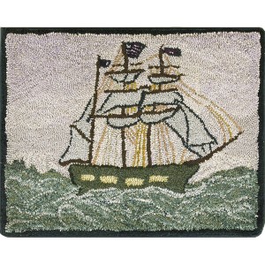 American Hooked Rug #20-13176