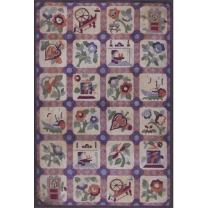 American Hooked Rug #20464