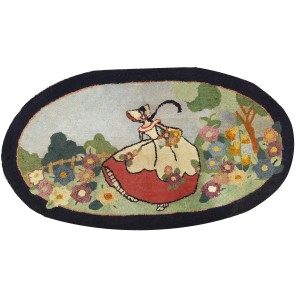 American Hooked Rug #25921